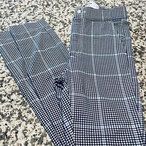 Hollister womens ultra high rise plaid pants, sz XS, like new